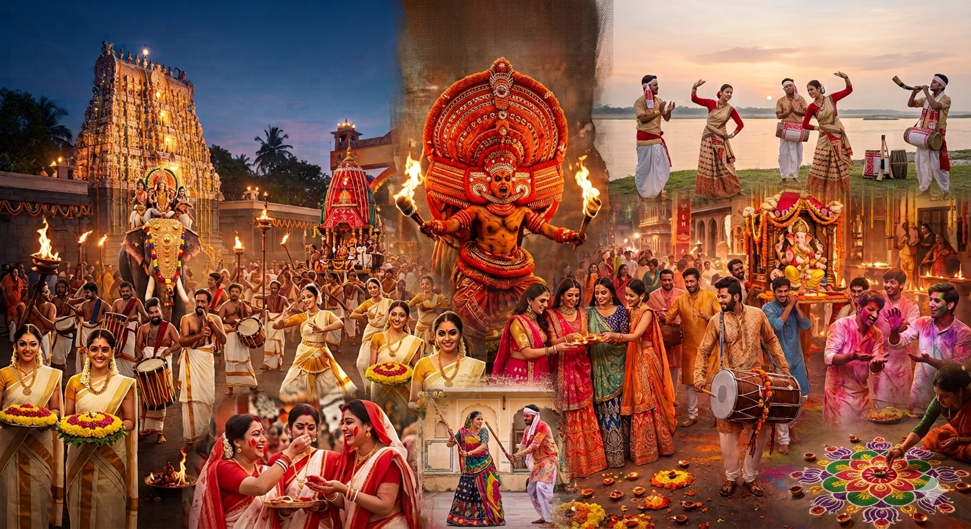 The Dialectic of Desi and Marga: Globalization, Cultural Entropy, and the Metamorphosis of India's Regional Festivals